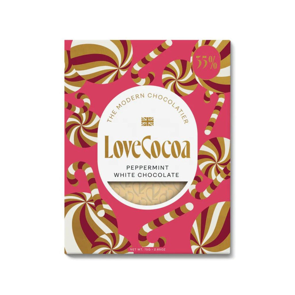 Love Cocoa - Candy Cane Peppermint White Chocolate 75g