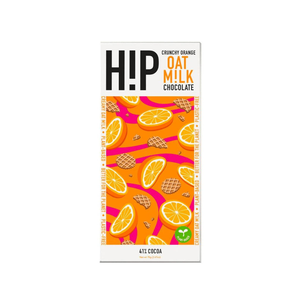 HiP - Crunchy Orange Oat Milk Chocolate 70g