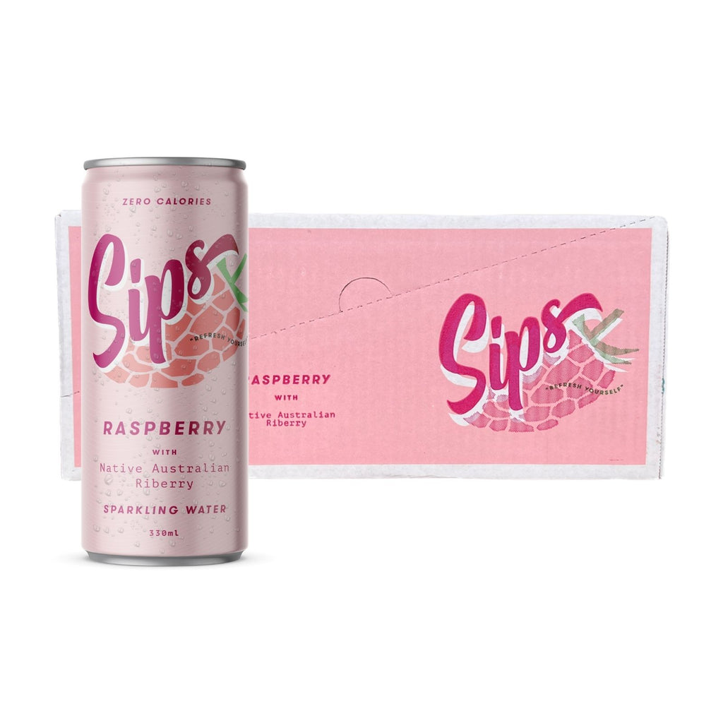 Sips - Sparkling Raspberry with Native Australian Riberry