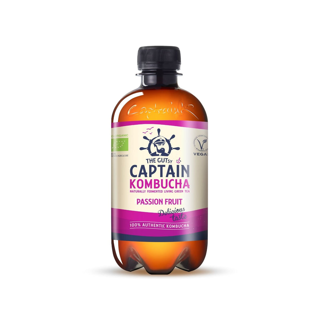The GUTsy Captain - Passionfruit Kombucha - Bottle