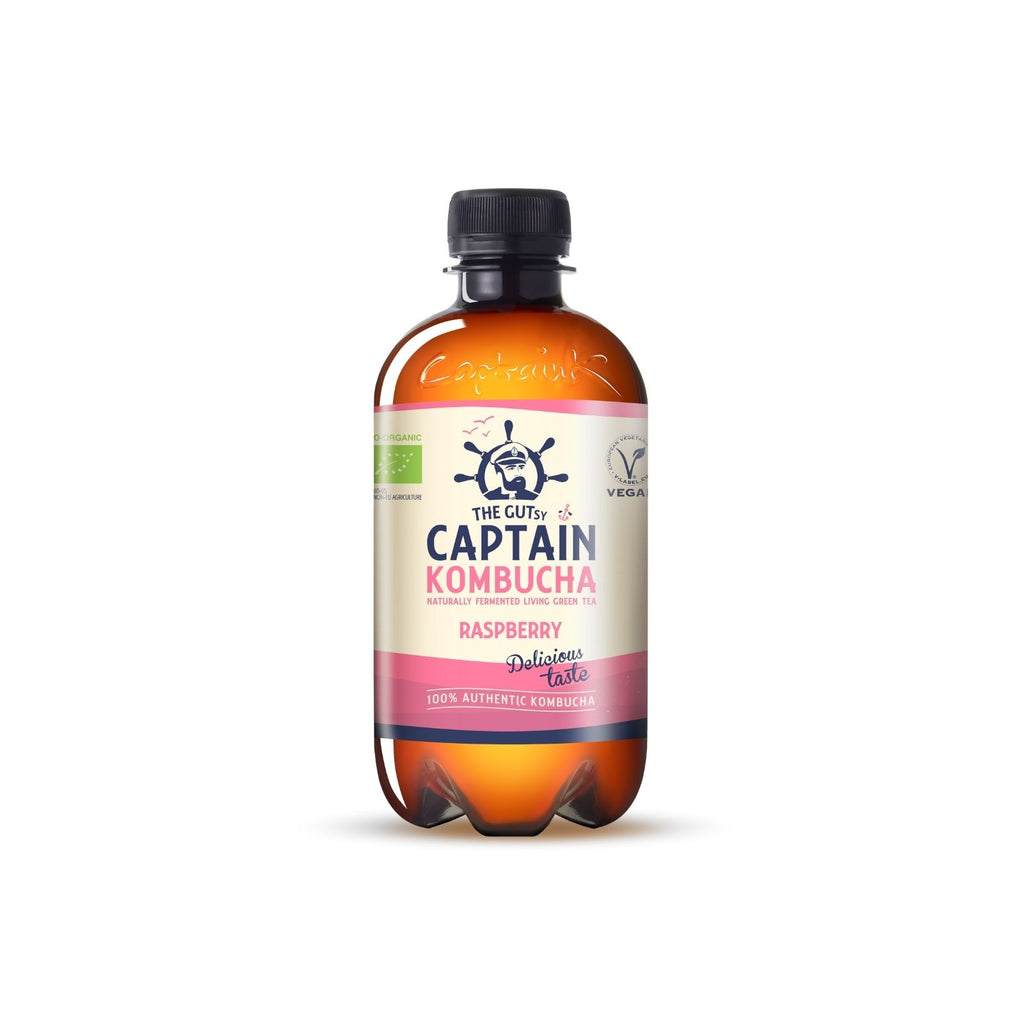 The GUTsy Captain - Raspberry Kombucha - Bottle