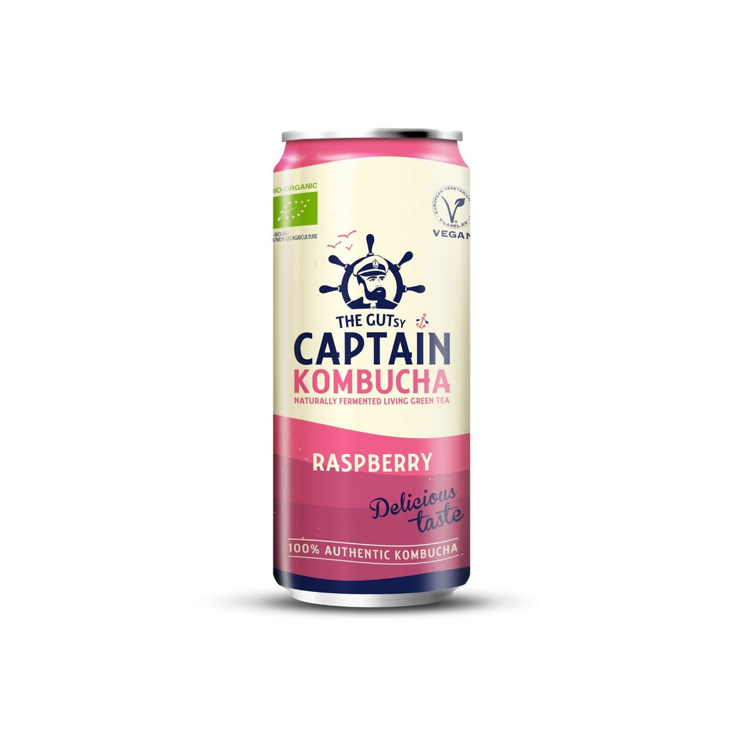 The GUTsy Captain - Raspberry Kombucha - Can