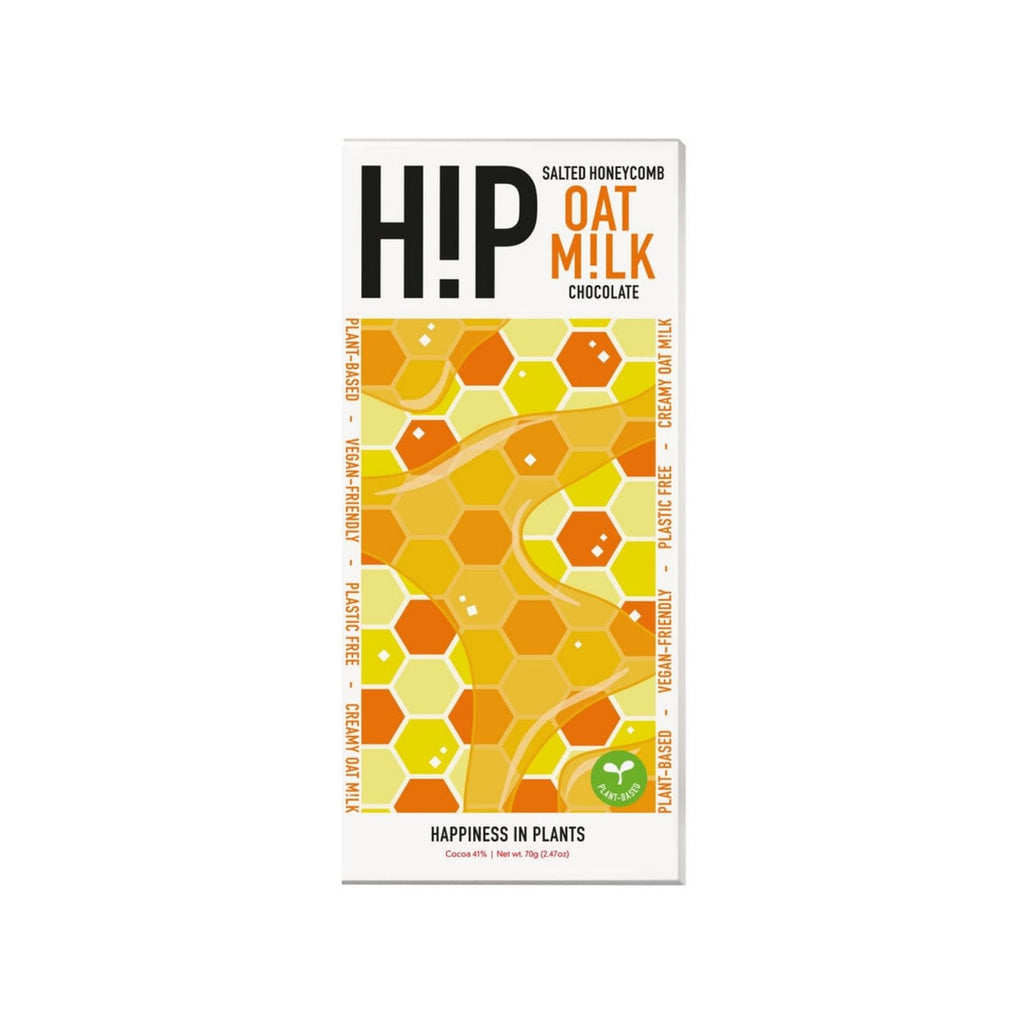 HiP - Salted Honeycomb Oat M!lk Chocolate 70g